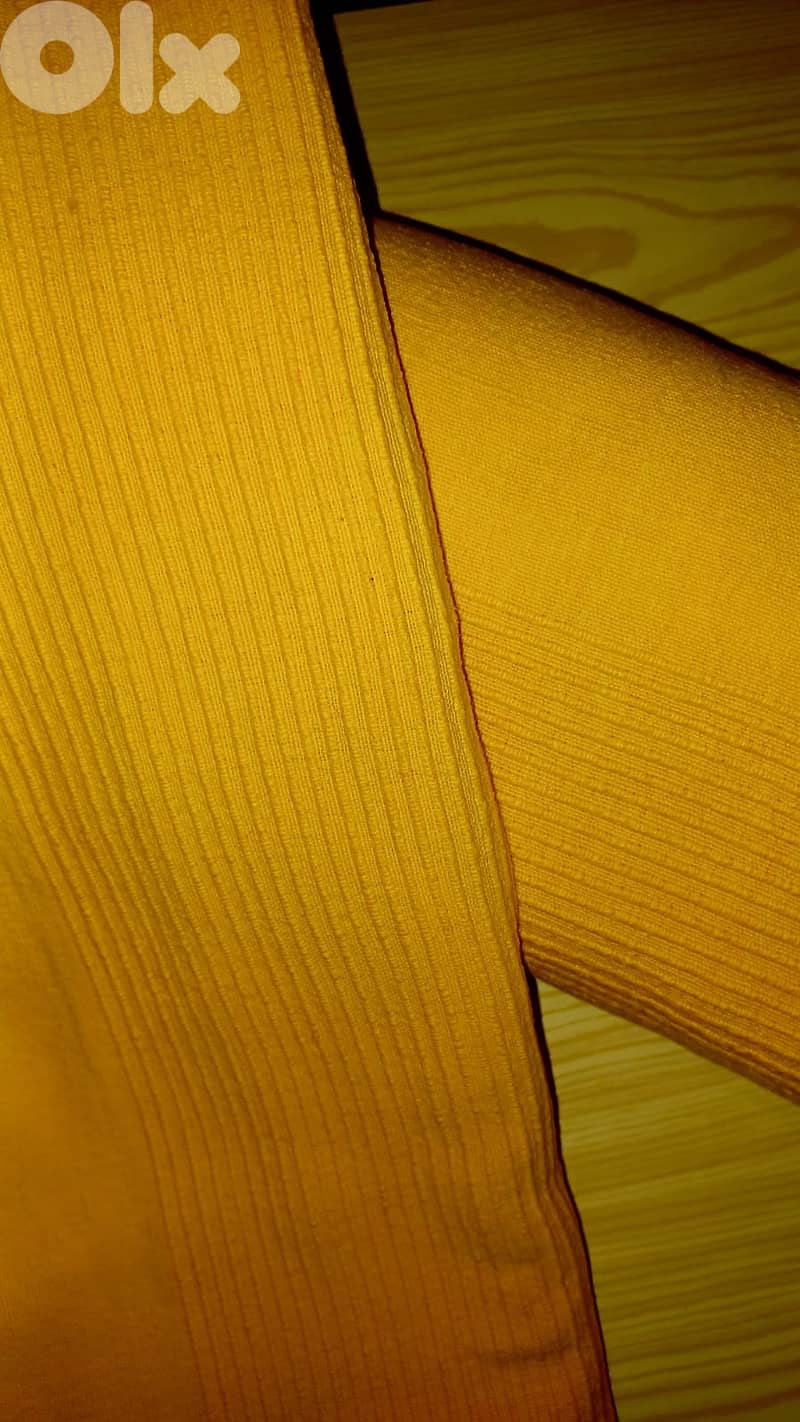 Set of 2 IKEA INDIRA cotton bedspreads 220×250 cm – bright yellow 2
