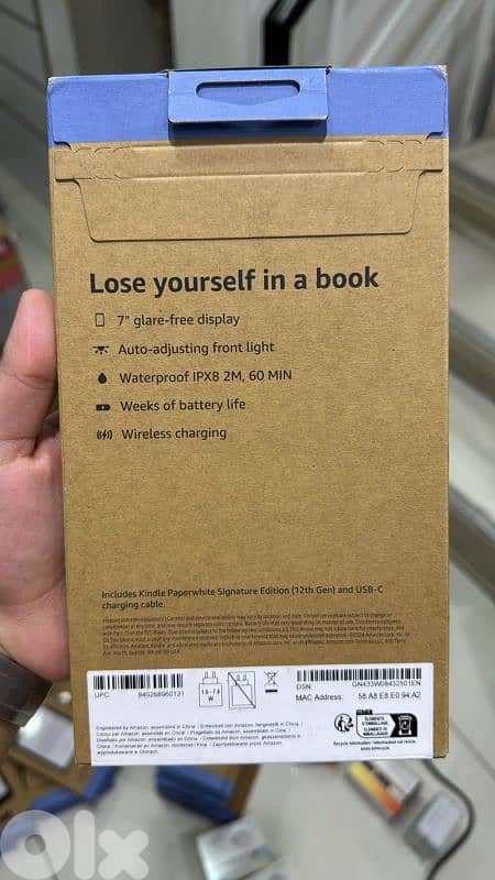 Amazon Kindle paper white signature edition gen 12 32gb metallic black 1