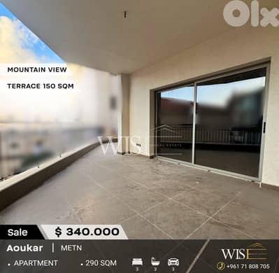 Stunning 290 SQM Apartment for SALE in Aoukar!