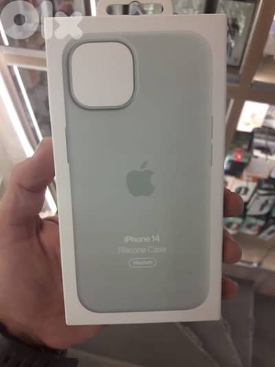 Silicone case MagSafe iPhone 14 succulent