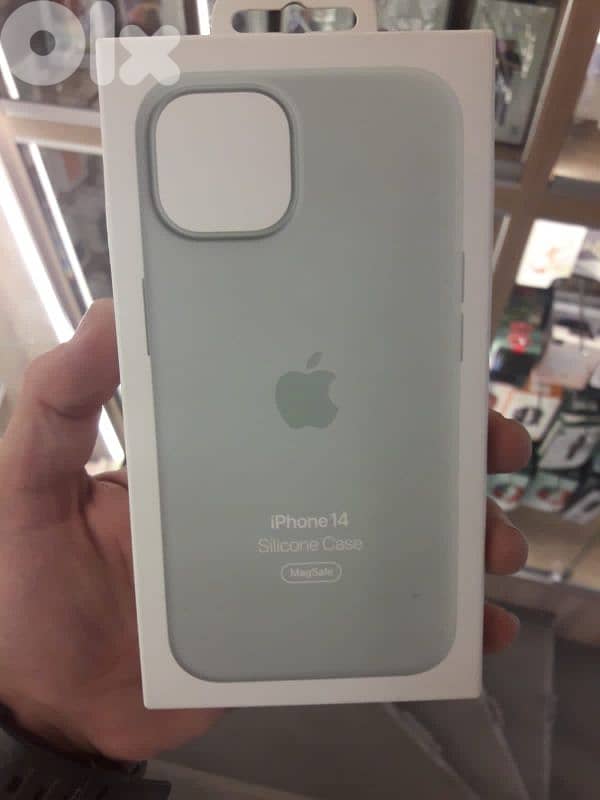 Silicone case MagSafe iPhone 14 succulent 0