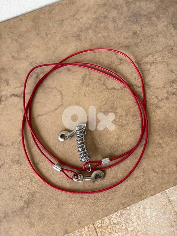 Dog Tie-out Cable - Tangle free 0