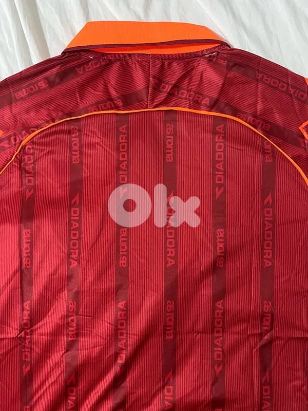 roma diadora 2000 home rare jersey 1