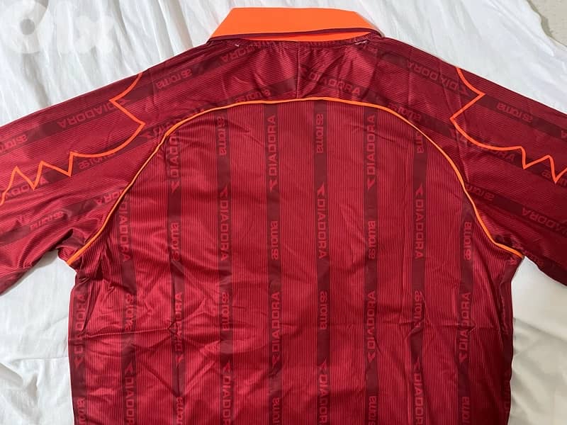 roma diadora 2000 home rare jersey 2