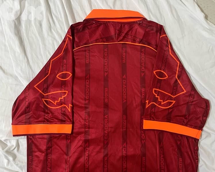 roma diadora 2000 home rare jersey 4