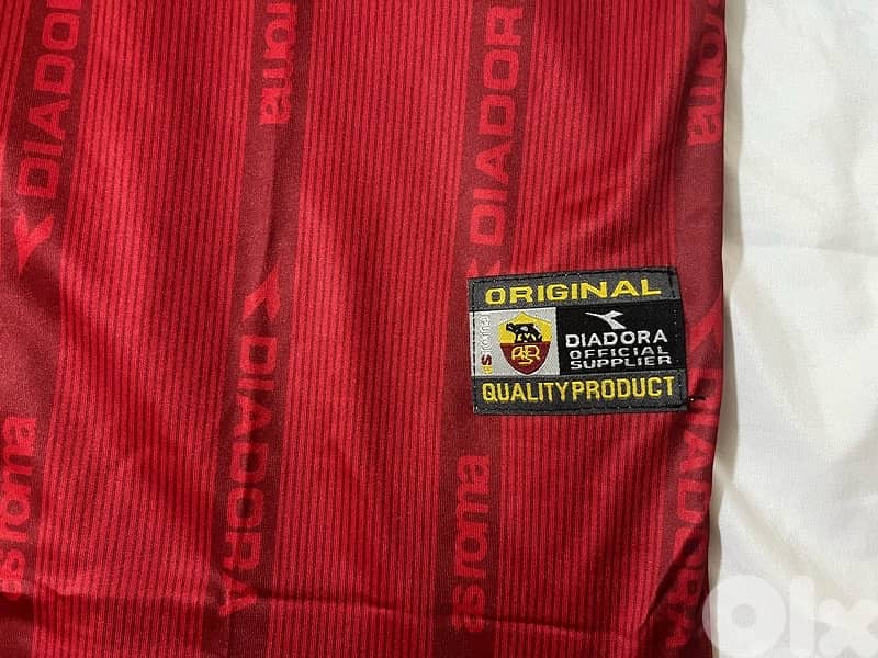 roma diadora 2000 home rare jersey 11