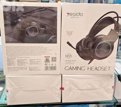 YESIDO GAMING HEADSET RGB LIGHTING EK05