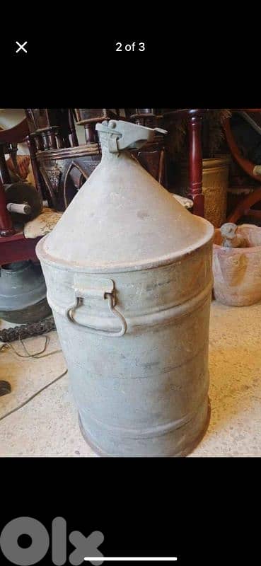 غالون قديم معدن ٦١سم 0