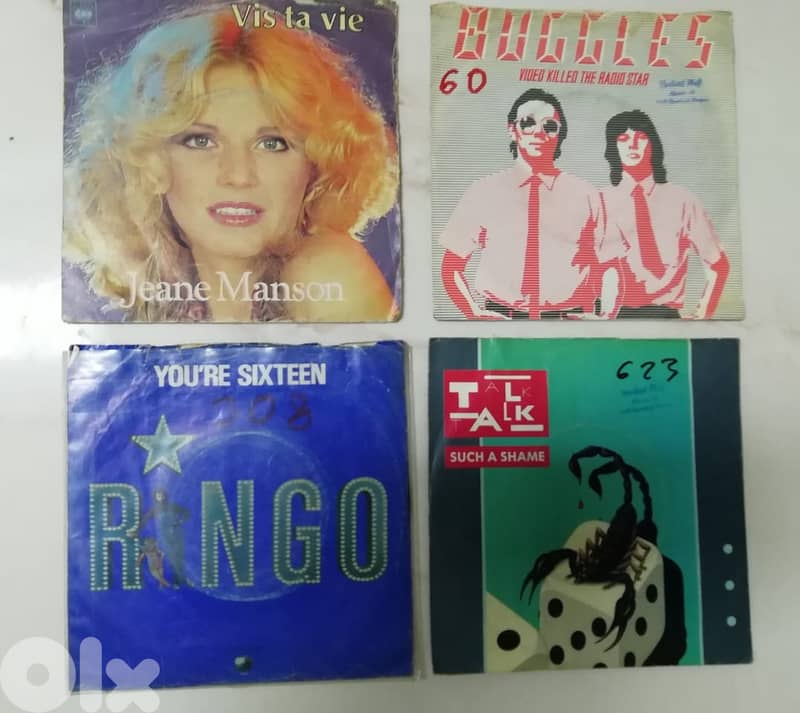 45t 7" vinyl collection any for 5.5$ 5