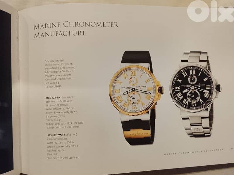 ulysse nardin,watches book,collection 2013,with colored pictures 4
