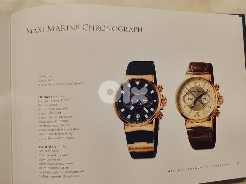ulysse nardin,watches book,collection 2013,with colored pictures 6