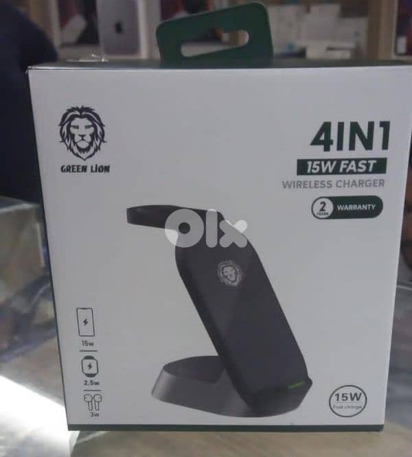 green lion 4 in 1 wireless charger 15w fast 0