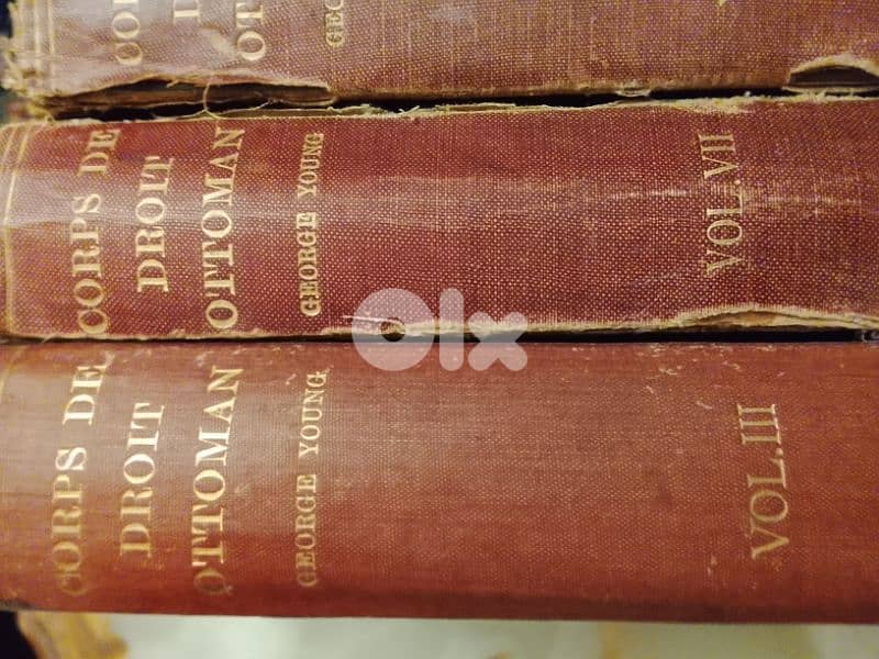 droit ottoman 1906,3 livres references corps de droit ottoman, 0