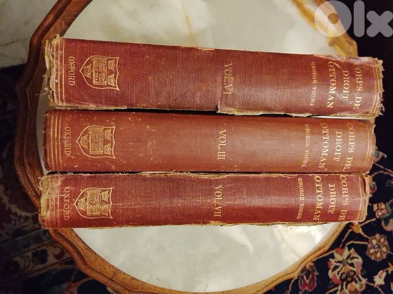 droit ottoman 1906,3 livres references corps de droit ottoman, 5
