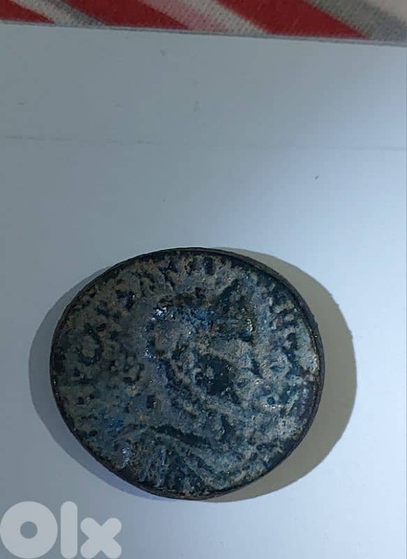 Ancient Roman Saida mint Bronze coin Emperor Elgabalus year 218_222 AD 0