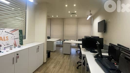 prime location office for rent in hazmieh