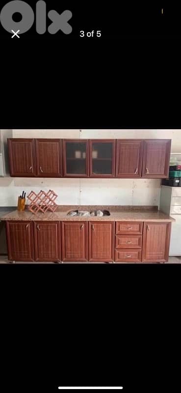 مطابخ المنيوم وخشب مع الغرانيت او رزين جدد للبيع  باسعار حلوة 4