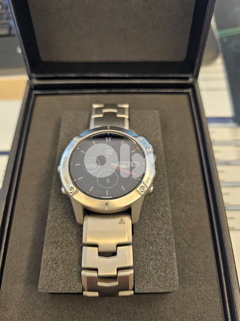 gramin Fenix 6 sapphire , premium multi sport GPS watch | titanium 5