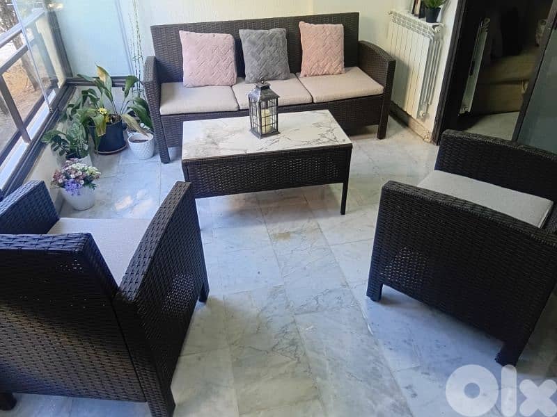 بامبو شبه جديد رزين 3