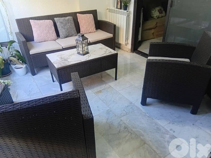 بامبو شبه جديد رزين 4