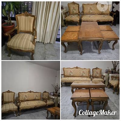 Salon for sale ( 6 pcs / 2 Big and 4 small) with 5 tables (1 B & 4 S)