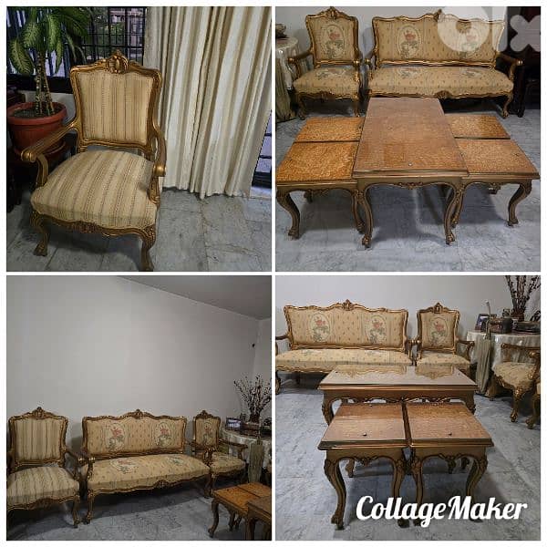 Salon for sale ( 6 pcs / 2 Big and 4 small) with 5 tables (1 B & 4 S) 0