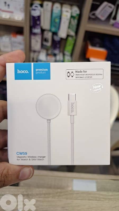 Hoco cw59 watch charger 0