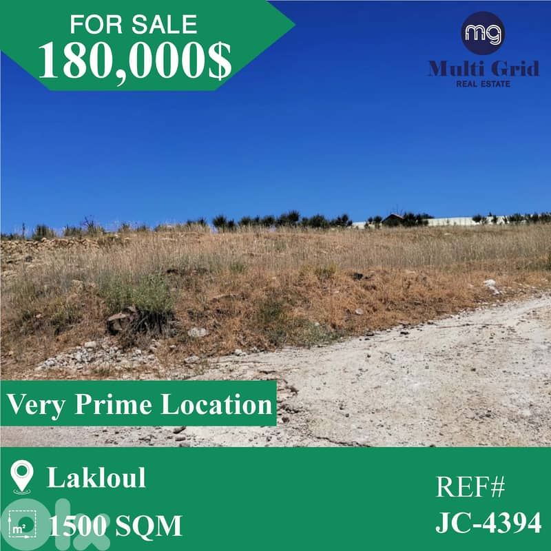 JC-4394 / Land for Sale in Laklouk , أرض للبيع في اللقلوق 0