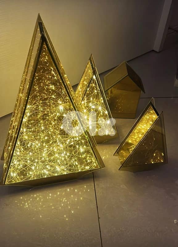 glass decoration with led lights 3