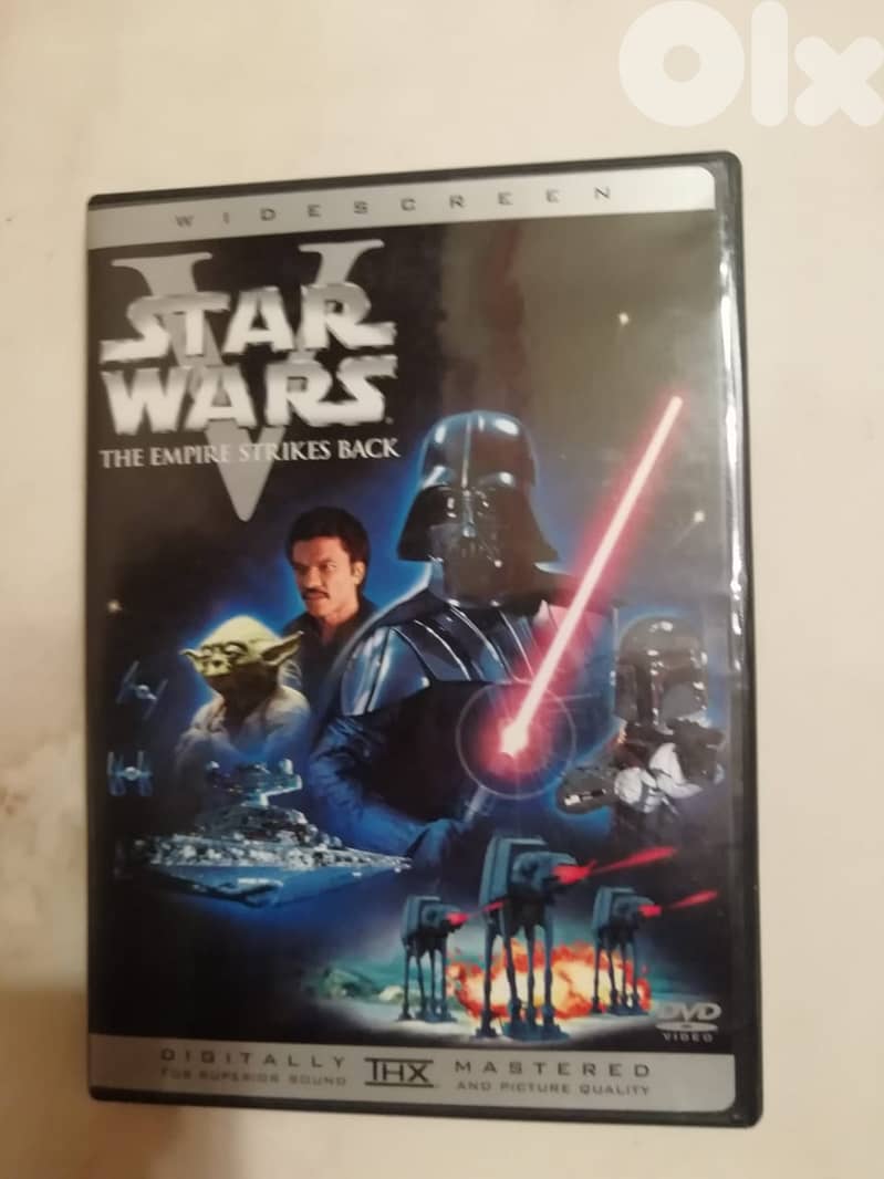 Star wars DVD trilogy box set 3 movies plus bonus disc 2