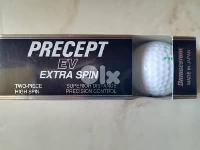 Bridgestone Precept EV extra spin Golf balls pack of 3 made in Japan