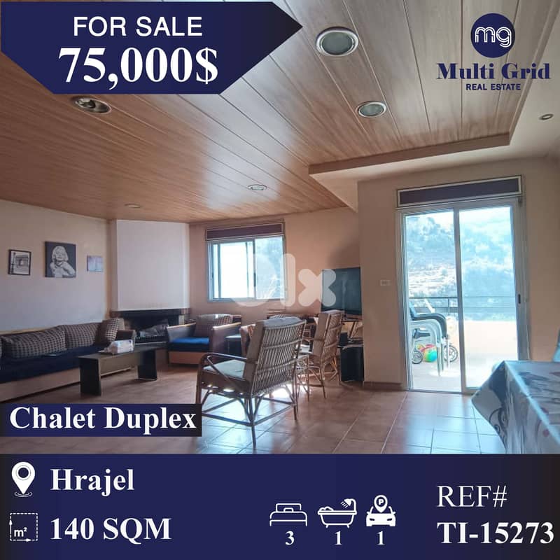 TI-15273 / Chalet for Sale in Hrajel, شاليه للبيع في حراجل 0