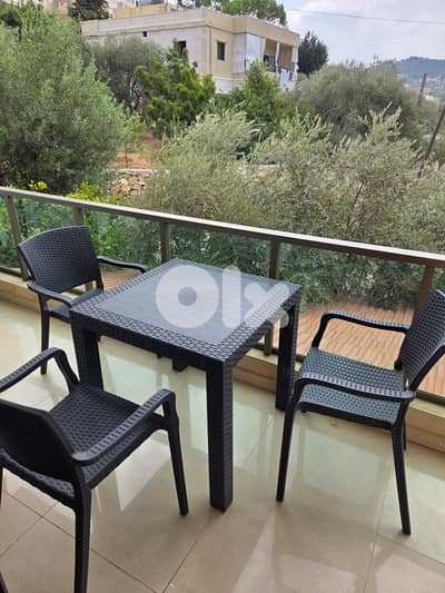 Balcony Table 3M Plast  - طاولة مع ٤ كراسي