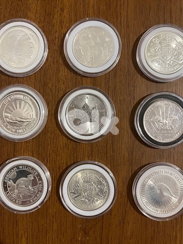 1 oz silver rounds 0