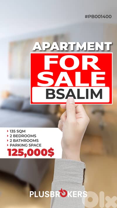 Apartment for sale in Bsalim
