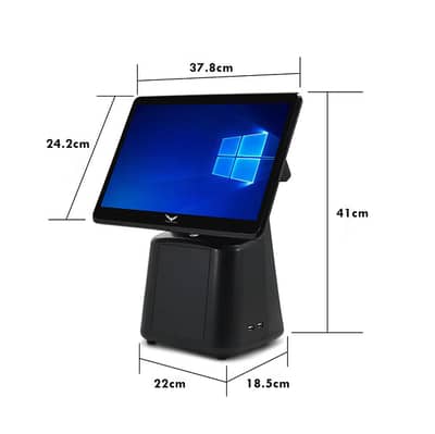 POS All-In-One Touch Screen + Free Software - Core I5/8GB Ram/128GB