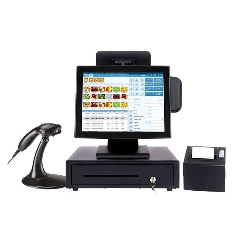 POS All-In-One Touch Screen + Free Software - Core I5 /8GB Ram /128GB 0