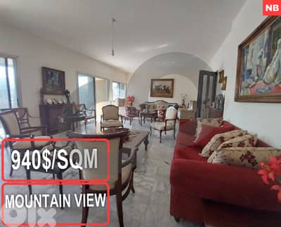 mountain view, prime location, metn, mtayleb/مطيلب  REF#NB127735