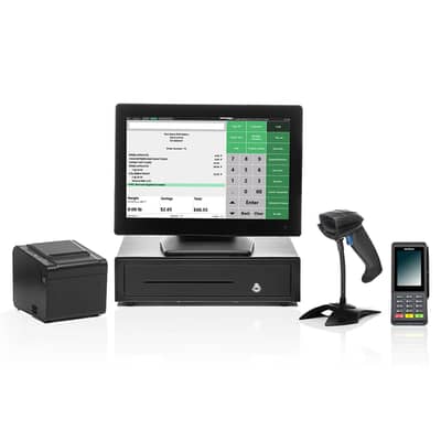 POS All-In-One Touch Screen + Free Software - Core I5 - 8GB Ram 128GB