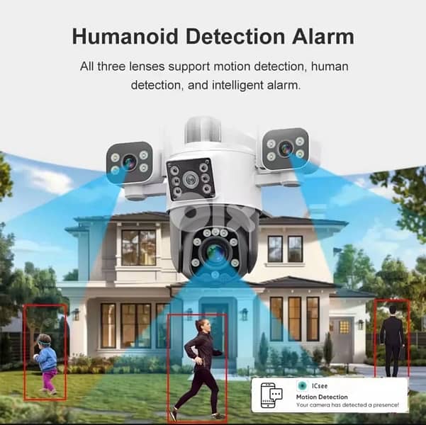 3-in-1 Smart Security Camera - Human Tracking & Night Vision 4