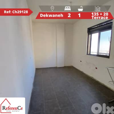Apartment with terrace in Dekwaneh شقة مع تراس في الدكوانة