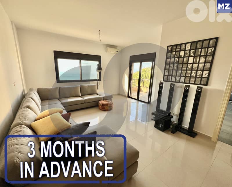 bsalim / for rent/ furnished/ open view/ calm street REF#MZ116002 0