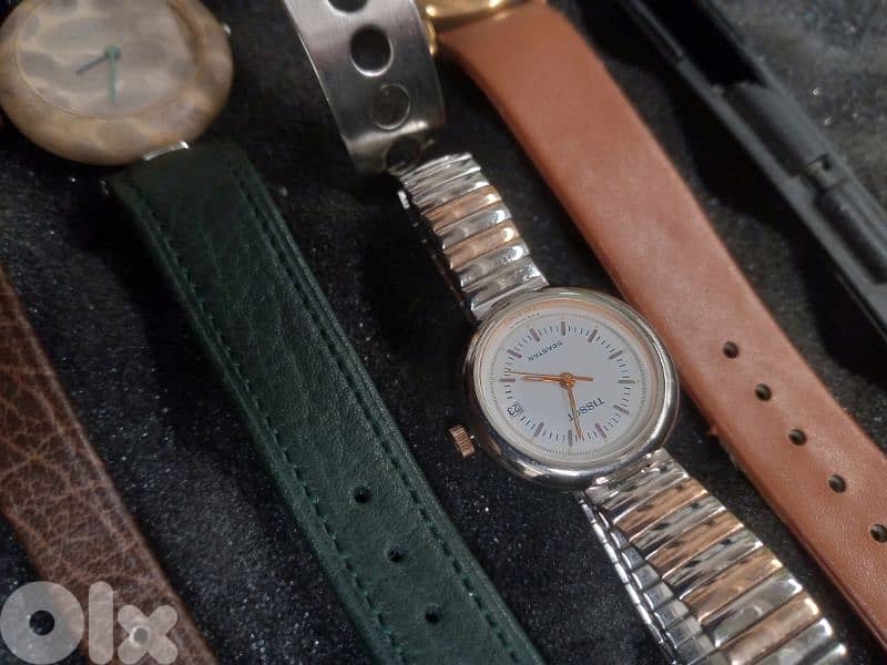 6 rare vintage Swiss watches (winding and Swiss quartz) 5