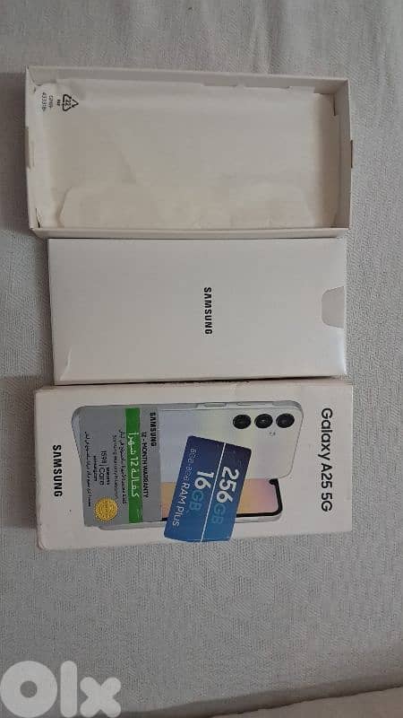 galaxy A25 5g ram 8 +8 256 opan box 1