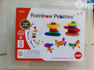 rainbow pebbles