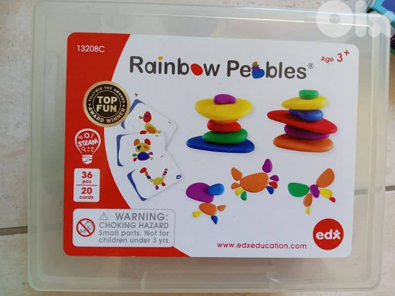 rainbow pebbles 0