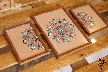 Hand painted Dot Mandala