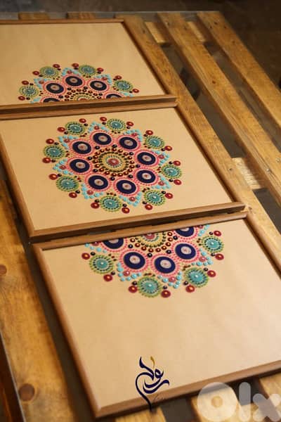 Hand painted Dot Mandala