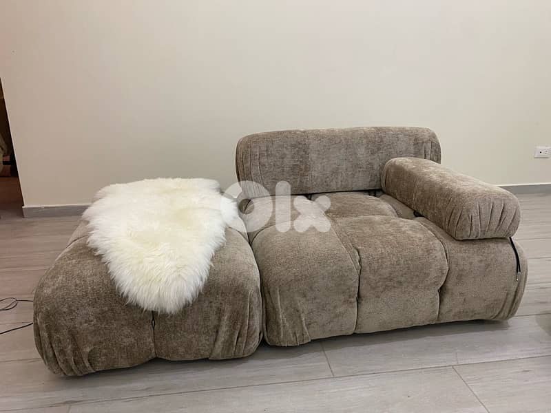 SOFA corner + fur + pillow  SALE 1