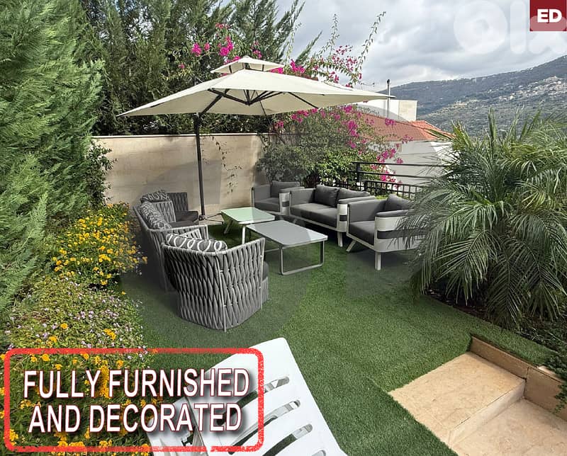 beautifully decorated , Fully furnished in baabdat REF#ED127740 0